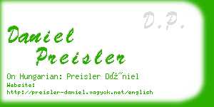 daniel preisler business card